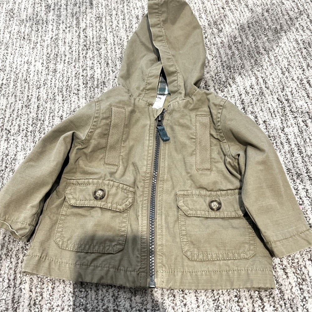 Carter’s Utility Jacket in olive green